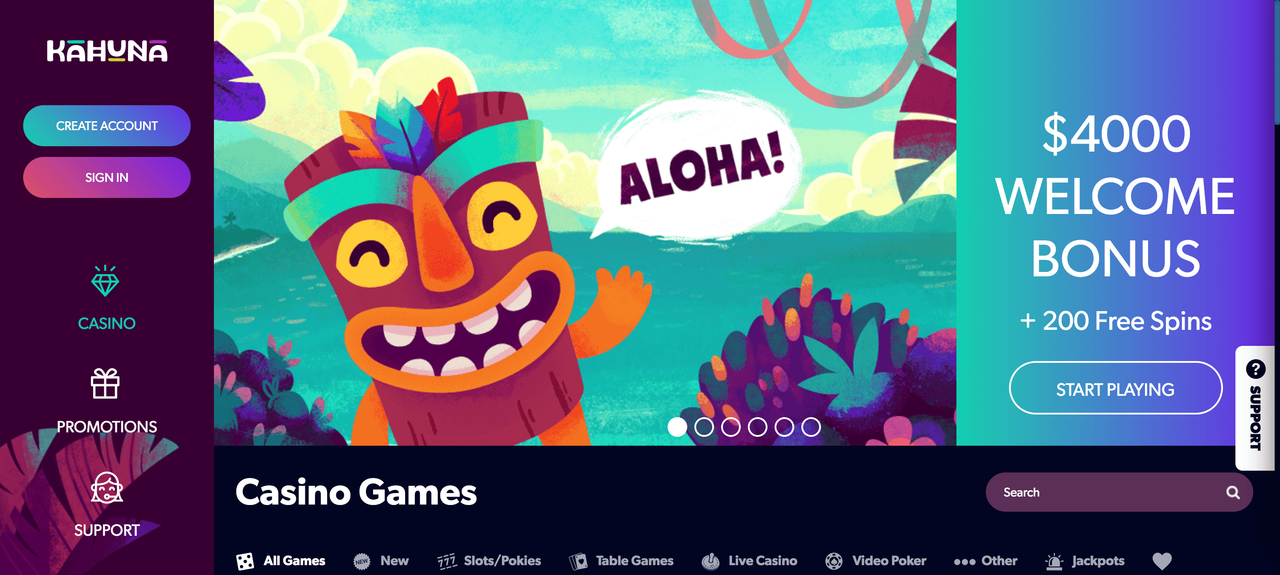 How do slot machines at https://kahuna777.casino/ online casinos work?